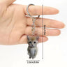 Funny Banana Cat Key Chain Creative Acrylic Happy Cats Schoolbag Pendant Bag Accessories DIY Mobile phone Lanyard Student Gift - Lootquake