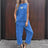 Summer Cotton And Linen Casual Outfits Female Fashion Solid Color Two-piece Set For Women Sleeveless Top Trousers Women's Suit - Lootquake