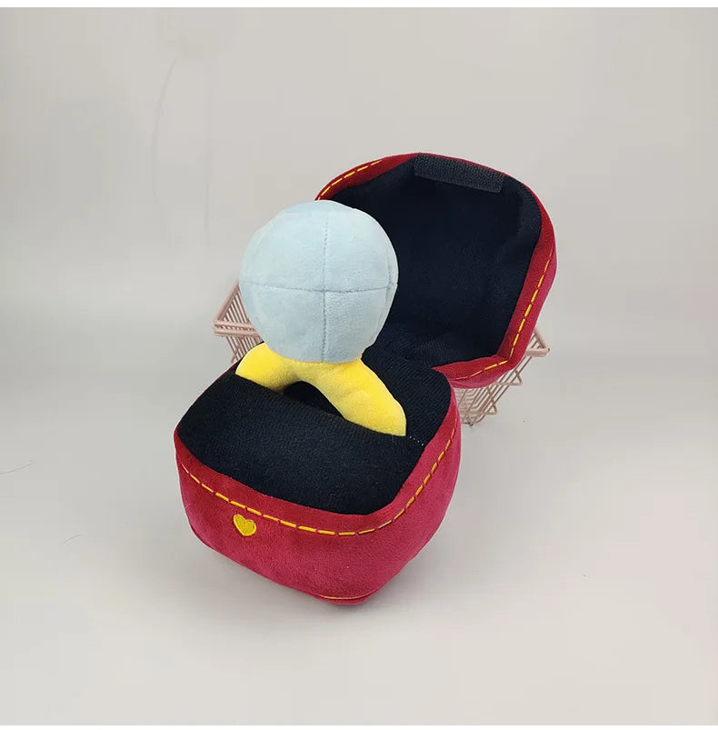 Caja de anillo creativa de peluche, juguete de amor, caja de anillo de diamantes, juguete masticable para mascotas, cachorros, niños, lindo perro suave, juguetes de interés.