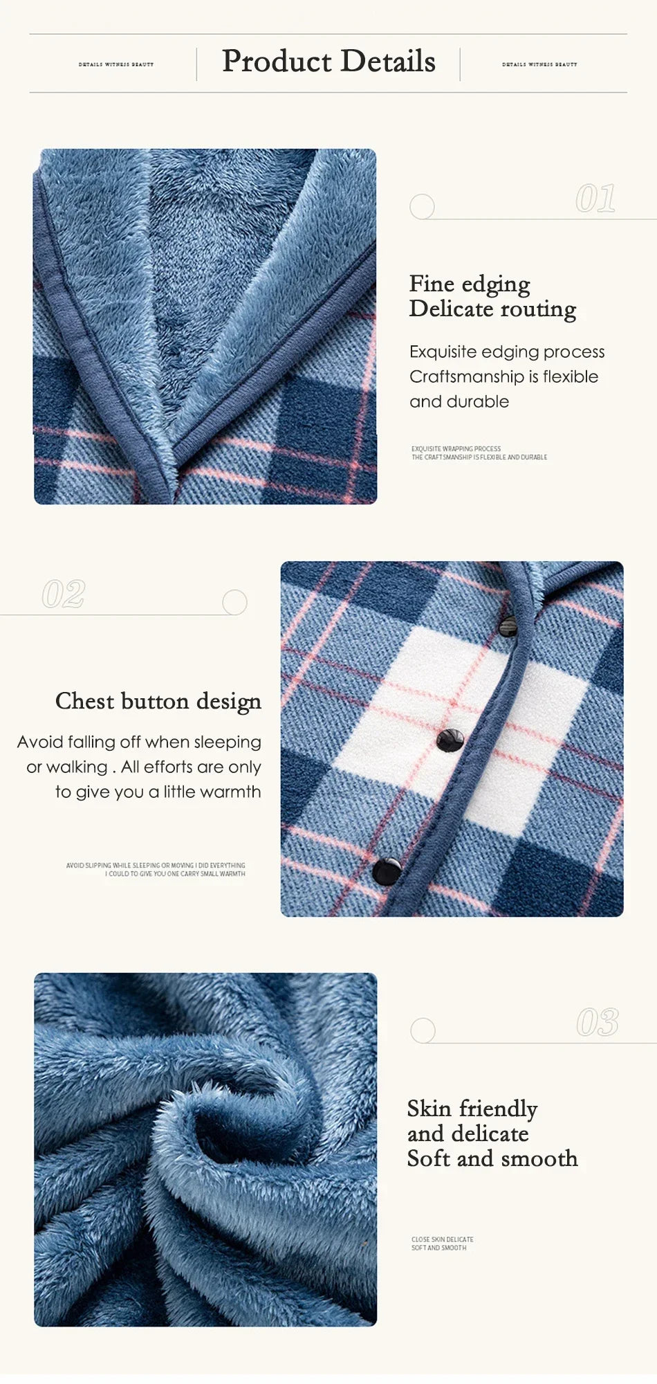 Manta gruesa a cuadros, cálida y cómoda para el invierno, ideal para adultos, para la oficina, viajes, mantas de forro polar suave con botones, chal para el hogar.