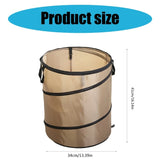 Folding Camping Trash Can Reusable Yard Waste Bag Portable Garbage Bin Container Dropshipping
