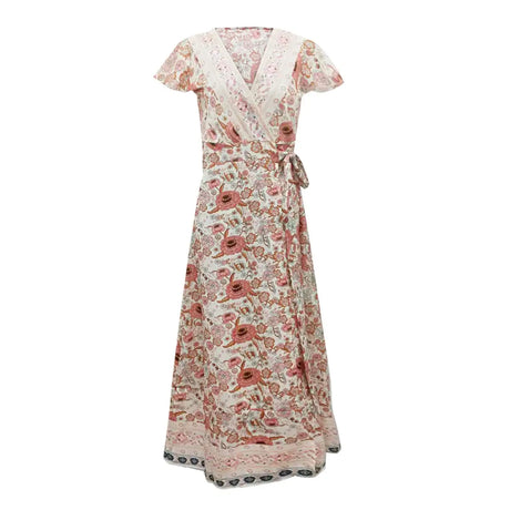 2024 Summer Leisure Hot Sale Holiday Printed Dress Sexy Long Dress Women's Wear - Lootquake