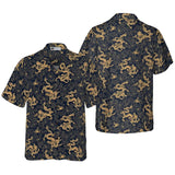 All Over Print Flame Dragon Pattern Hawaiian Shirts For Men Summer Short Sleeve Button Up Beach Shirts Blouse Mens Streetwear - Lootquake