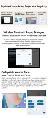 Tablettes Blackview MEGA 2 12 pouces 2K écran Widevine L1 24 Go (8 + 16) Android 15 256 Go 9000 mAh AI caméra principale Pad PC