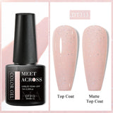 7ml Milky Jelly White Gel Nail Polish Natural Luster Long Lasting Nail Art All for Home DIY Manicure Soak Off UV LED Gel Vernis