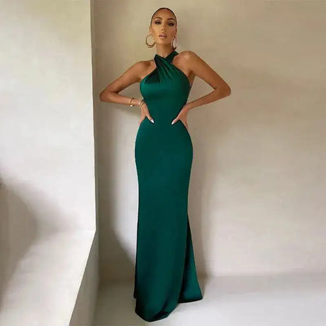 Dulzura Women 2024 Summer Elegant Party Club Evening Streetwear Bodycon Black Long Dress Wholesale Items For Business - Lootquake