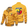 Manteau Bombardier Respiré avec Logo Imprimé pour Homme et Femme, Veste Cristaux en Voiture, Y2K Street Hip Hop Sportif, - Lootquake