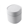 Cesto de basura de escritorio, bote de basura de plástico para el hogar, suministros de oficina, contenedores de basura pequeños, cubos de basura, caja de barril para artículos diversos, mini