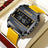 Men's Watch Business Sports Multifunctional Alarm Clock Waterproof Silicone Strap Male Student Fashion Electronic Wristwatches - Lootquake