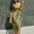 Fashion One Shoulder Long Dress Women Summer Solid Color Slim Waist Pencil Dress Ladies Backless Lace Up Evening Party Dresses - Lootquake