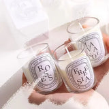 Romantic Fragrance Candles, Premium Fragrance, High Beauty, Transparent Micro Fire Candles Holiday Guests Gifts Scented Candles