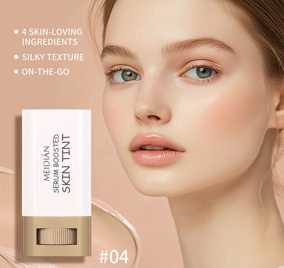 Waterproof And Lasting Temperature Change Foundation Make-up Cream Stick Luster Moisture Concealer Moisturizing LiquidFoundation