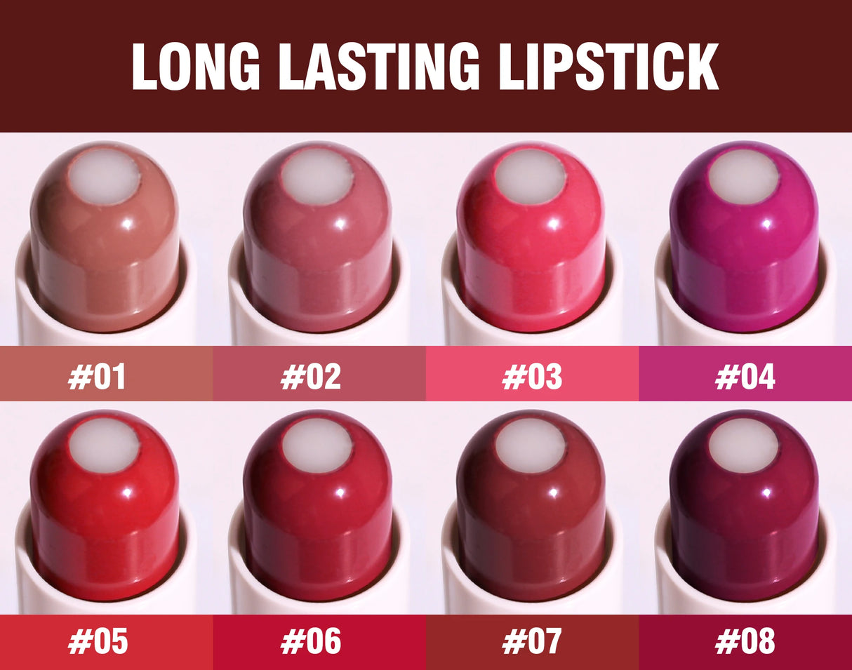 8 Colors Sandwich Moisturizing Lipstick Lip Stick Lip Gloss Long Lasting Moisturize Lipstick Lipgloss Lip Balm Makeup Cosmetics