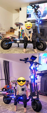2024 new 10000W 72v 40ah electric scooter 13-inch tires maximum speed 130km/h cruising range 120km LCD screen foldable scooter