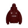 2025 Harajuku Y2K Double-layer Design Casual Loose Zipper Hoodie Men Street Hip-hop Punk Fashion Versatile Sweatshirt Women - Lootquake