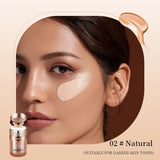 Crema BB con cojín de aire, polvos de mariposa, base hidratante, corrector, blanqueador, control de grasa, maquillaje resistente al agua, cosméticos.