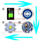 3W 5W 10W 18W T6 XML2 High Power LED Flashlights Parts DIY 3.5*3.5mm/5*5mm XHP50 LED 3V Bead For Bicycle accessories Headlamp - Lootquake