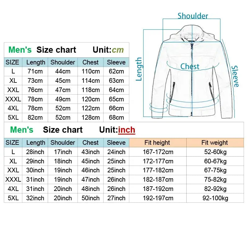 Men Autumn Jacket Camping Hiking Trekking Windbreaker Waterproof With Hood Spring Outdoor Sports Travel Climbing Coats - Lootquake