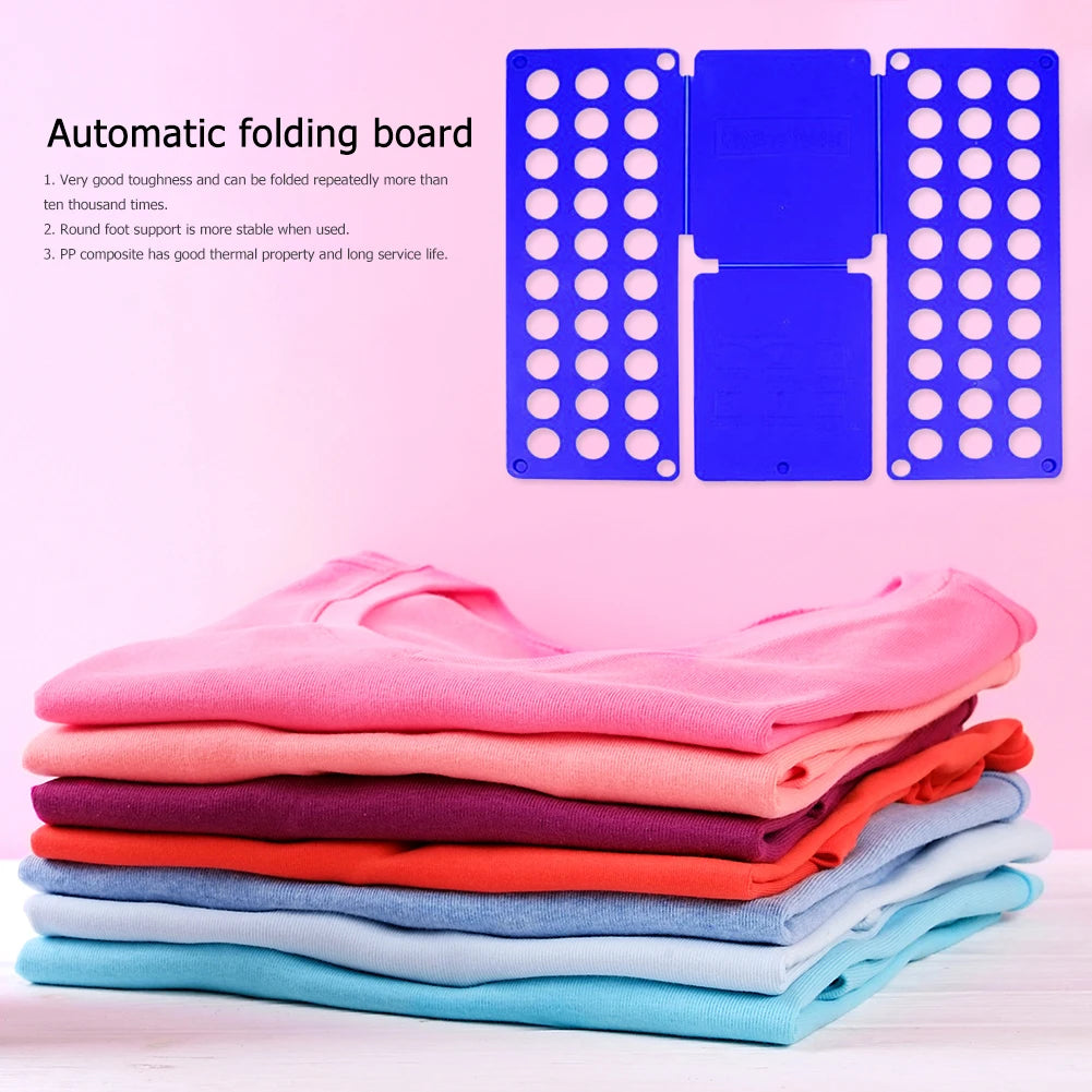 Kids Magic Clothes Folder T Shirts Jumpers Organizer Fold Save Time Clothes Holder Quick Clothes Folding Board Home Storage