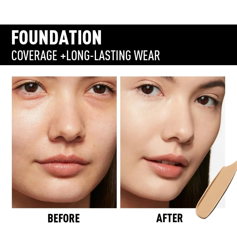 Base de maquillaje líquida multifuncional, contorno tridimensional, base de maquillaje, corrige naturalmente las imperfecciones faciales.