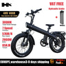 Bicicleta eléctrica para adultos HX Q20PRO de 2000 W, 48 V, 20 Ah, batería extraíble, plegable, neumáticos anchos de 20 pulgadas.