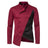 Fashion Irregular Shirts for Men Stitching Color Mens Shirts Business Casual Long Sleeve Shirts Men Clothing - Lootquake