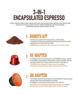 Cafelffe 3 In1 Portable Coffee Machine Hot/Cold Water Manual Espresso Maker For Capsule & Ground Hand Press Brewer hiking Travel