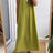 Summer Loose Spaghetti Strap Dresses Women Solid Color V-neck Casual Commuting Sleeveless Long Dress Female Fashion New Vestidos - Lootquake