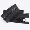 1Pc Meetee 60-300cm 5# Resin Zippers Black White Double Slider Open-End Zips for Sewing Coat Tent Zipper Closure DIY Accessories - Lootquake