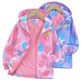 Girls Korean Polar Fleece Outdoor Jacket 4-12 Yrs Children's Autumn Winter Thickened Hooded Windbreaker Kids Girl's Fashion Coat - Lootquake