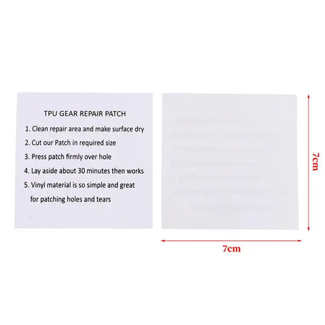 5Pcs Repair Tape TPU Waterproof Transparent Self Adhesive Inflatable Toy Pool Patches Outdoor Tent Jacket Patch Accessories - Lootquake