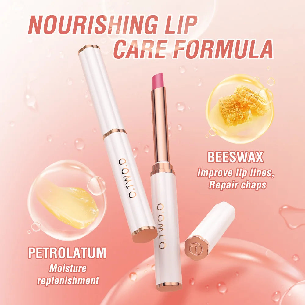 Long Lasting Color Changing Lipstick Moisturizing Lip Balm Natural Nourishing Beeswax Lip Gloss Lip Care Cosmetics