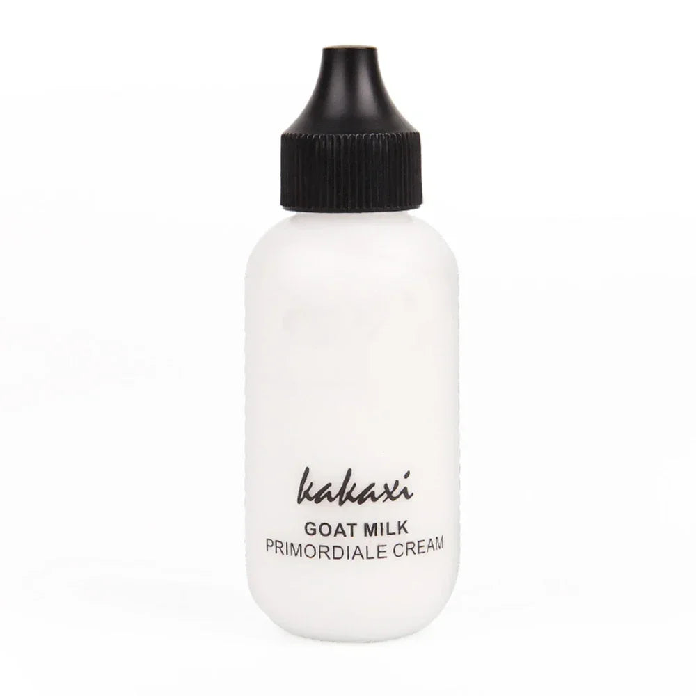 Base de maquillaje líquida de leche de cabra de 50 ml, hidratante, control de grasa, mate, corrector, resistente al agua, para el acné, maquillaje.