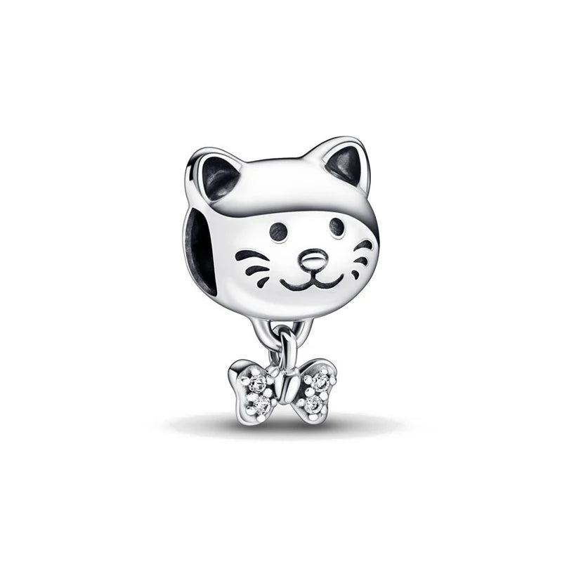 New 925 Silver Animal Series sloth frog Charm Duck pig bear Bead Fit original Bracelet decoration Women Pendant For Jewelry Gift - Lootquake