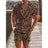 Leopard Print Shirt For Men Short Sleeve Male T-shirt Tops Summer Casual All-match Hawaiian Beach Shirts Mens Plus Size Tees - Lootquake