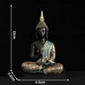 Estatua grande de Buda de Tailandia, escultura de Buda de resina verde hecha a mano, budismo hindú, fengshui, figura de meditación, decoración del hogar