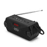 Altavoz portátil inalámbrico compatible con Bluetooth, columna de graves, altavoces USB para exteriores con radio FM, entrada AUX, TF, MP3 para teléfono