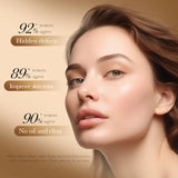 SADOER Conceler Krem BBCC Cream Moisturzing Mushroom Cushion Base de maquillaje líquida Natural a prueba de agua Base de maquillaje Twarzy