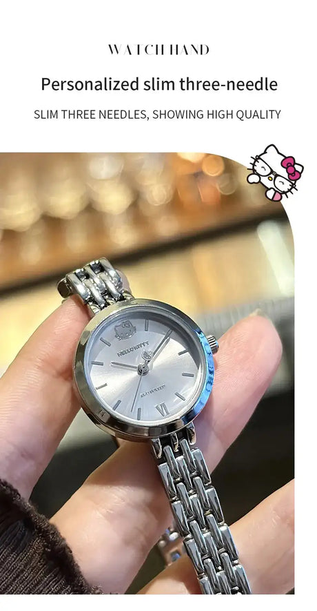 ZGO X Sanrio Hello kitty Watch For Women Minority Light Luxury Waterproof Quartz Watches Girls Jewelry Birthday Gifts 295 - Lootquake