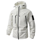Autumn Men's Mountain Ski Jackets Outdoor Windbreaker Hiking Hooded Coats for Men Climbing Waterproof Jackets Raincoat Clothing - Lootquake
