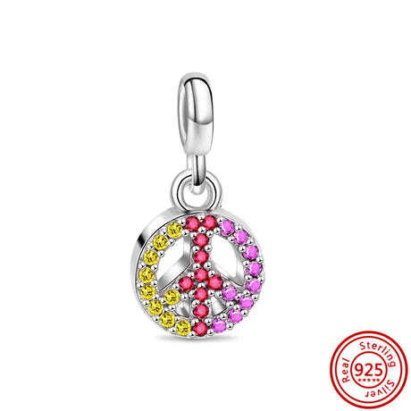 New 925 Silver Rings Styling Two-ring Connector Links Charms Beads Fit Original Pantaro Me Rings Bracelet DIY For Women Jewelry - Lootquake