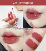 Double End Lip Glaze Full Gloss Mirror And Matte Velvet Long Term Color And Moisture Lip Gloss Anti Stain Cosmetic Lip Glaze