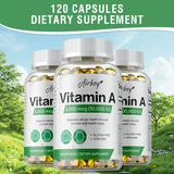 Vitamina A: favorece la salud de la piel y los ojos, la actividad antioxidante, el sistema inmunitario y la función reproductiva.