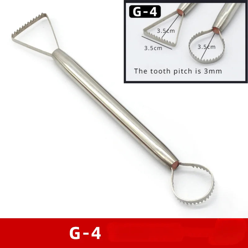 Stainless Steel Clay Sculpture Scraper Ceramic Finishing Blank Tool DIY Pottery Handicrafts Fine Carving Oil Clay Model Scraper