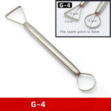 Stainless Steel Clay Sculpture Scraper Ceramic Finishing Blank Tool DIY Pottery Handicrafts Fine Carving Oil Clay Model Scraper
