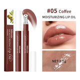 Gloss à lèvres Longue tenue Maquillage Gloss transparent Soin des lèvres Cosmétiques Huile teintée Repulpant Soin hydratant