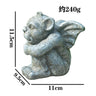 Statue de gargouille gothique décorative, sculpture de gardien de jardin de gargouille, décoration de cheminée de bureau de chambre à coucher de jardin de gargouille médiévale