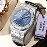POEDAGAR Classic Men's Watches Fine Steel Original Quartz Watch for Man Luminous Date Waterproof Wristwatch Trend Fashion New - Lootquake