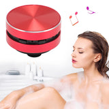 Altavoz Bluetooth de conducción ósea, estéreo, bajo, portátil, inalámbrico, pequeño, con ventosa para baño y exterior.