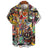Hawaiian Three-Dimensional Eye Fashion Shirts For Men 3d Print Casual Short Sleeved Summer Tops Funny Clothes For Man Clothing - Lootquake